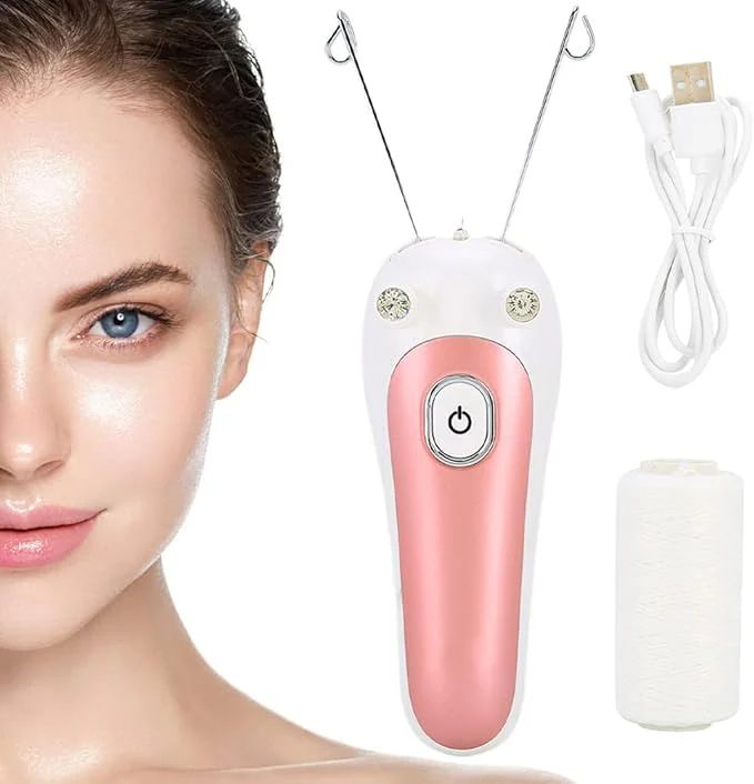 PureGlow Electric Facial Threading Hair Removal